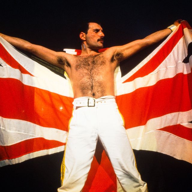 Queen plays Knebworth, the last concert on the Magic Tour on August 09, 1986 in Knebworth, United Kingdom.
