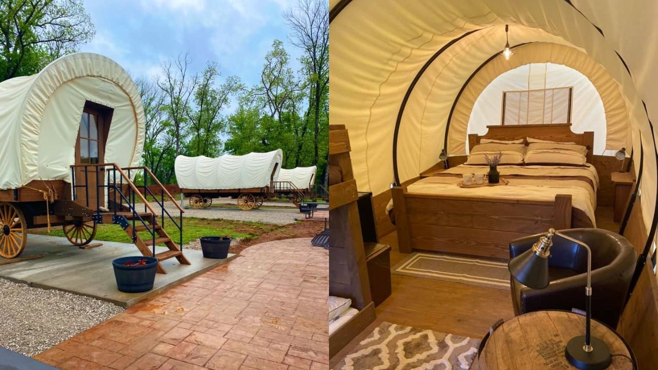This Kentucky Campground Offers Stays in Old-School Covered Wagons