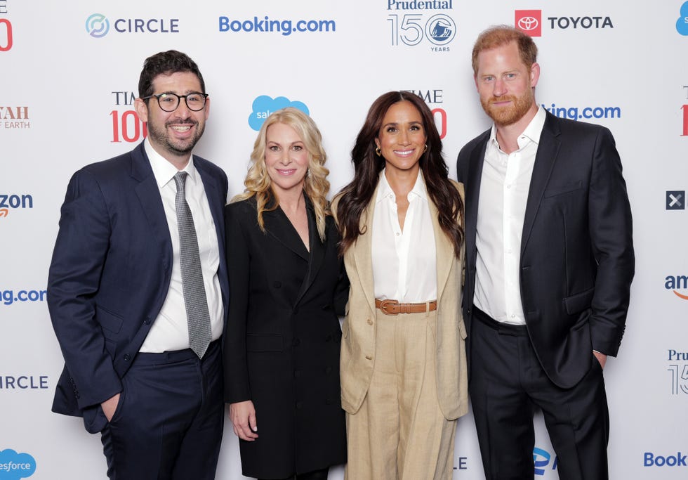 In Photos: Meghan Markle Wears a Linen Suit to 2025 Time100 Summit in New  York City