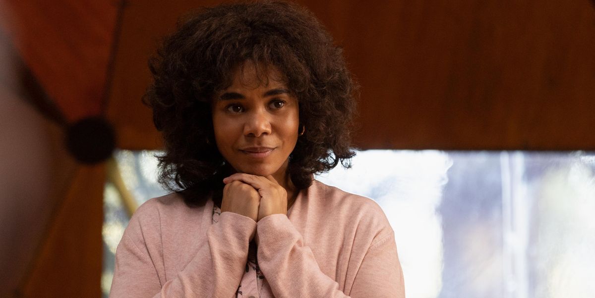 nine perfect strangers   random acts of mayhem episode 101    promised total transformation, nine very different people arrive at tranquillum house, a secluded retreat run by the mysterious wellness guru masha carmel regina hall, shown photo by vince valituttihulu