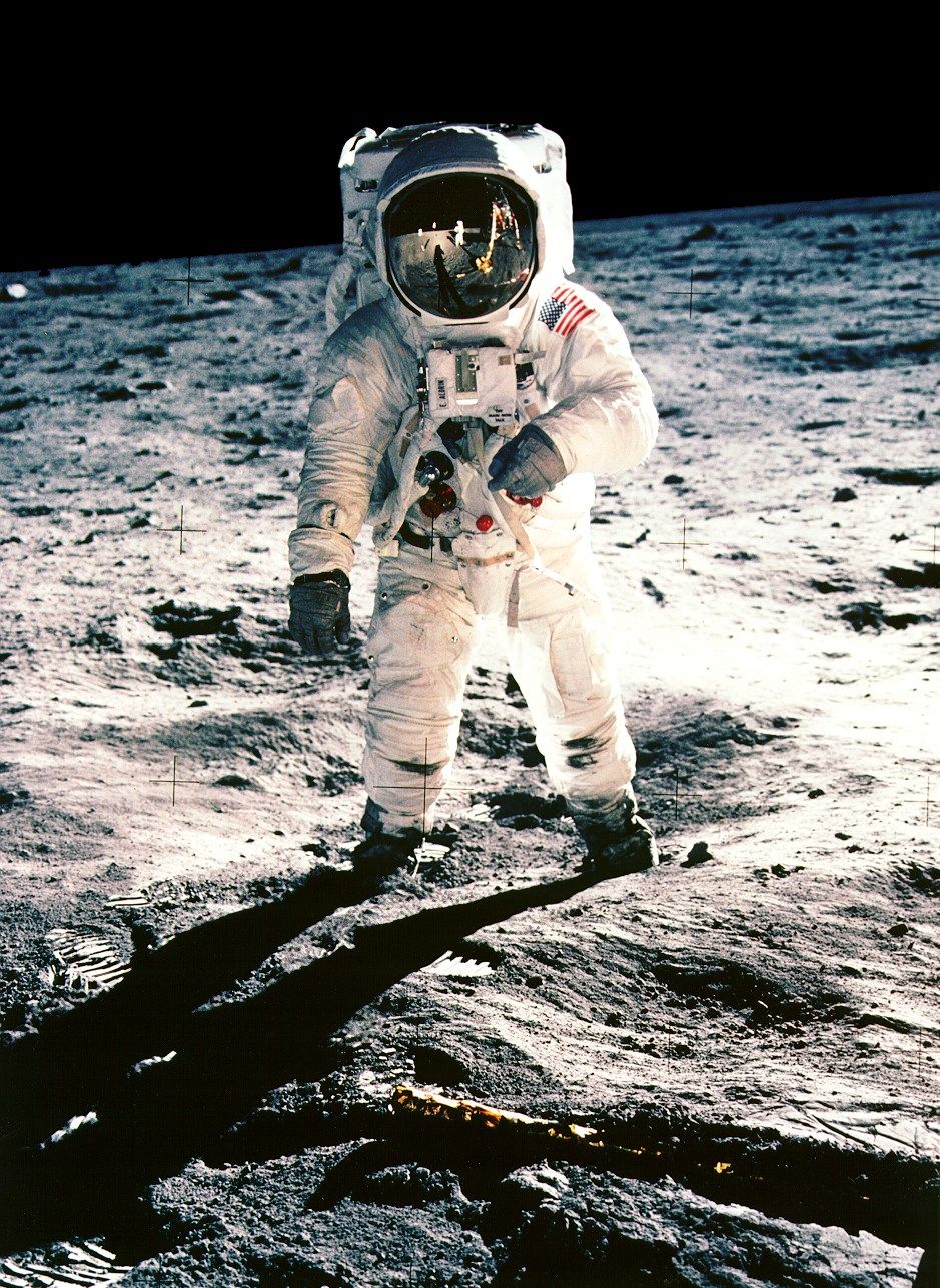 Buzz Aldrin on the Moon Courtesy NASA