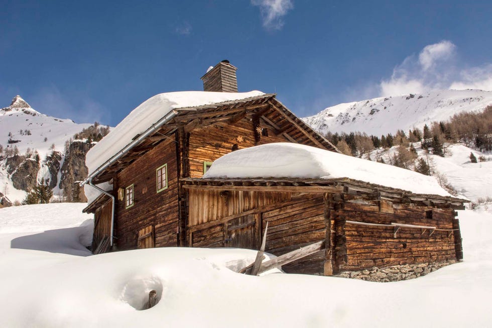 Een hut in het nationale park Hohe Tauern