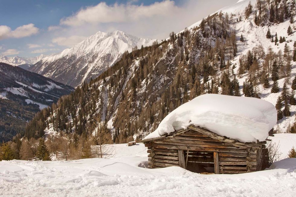 Nationaal park Hohe Tauern in de winter