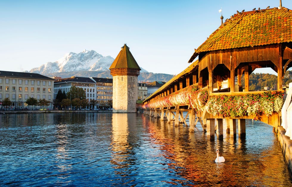 De Kapelbrug in Luzern