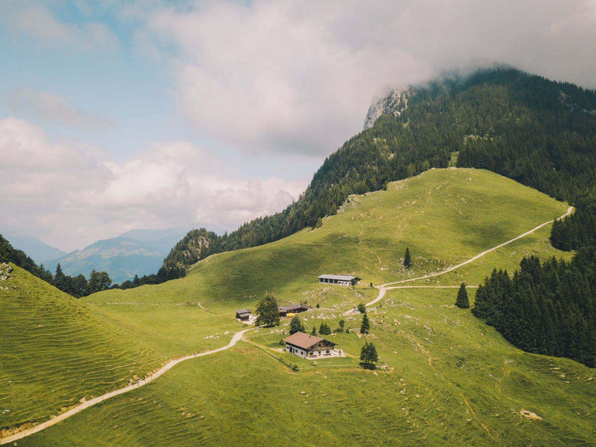 De Ritzau Alm is een van de vele berghutten in het Kaisergebergte