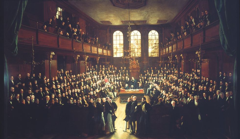 Mary Smiths verzoek om te mogen stemmen wordt besproken bij de hervorming van het Britse kiesstelsel in 1832