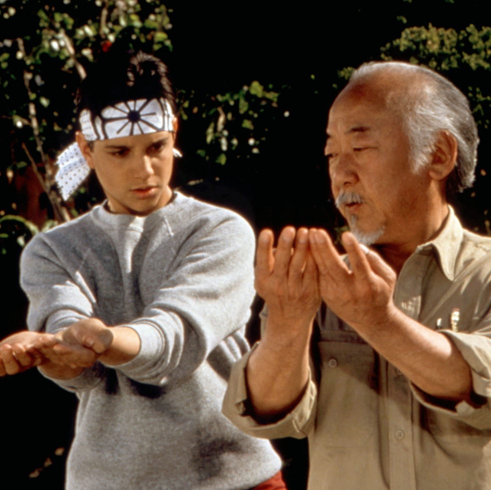A scene from The Karate Kid, a Good Housekeeping pick for best kids movies a scene from the karate kid, a good housekeeping pick for best kids movies