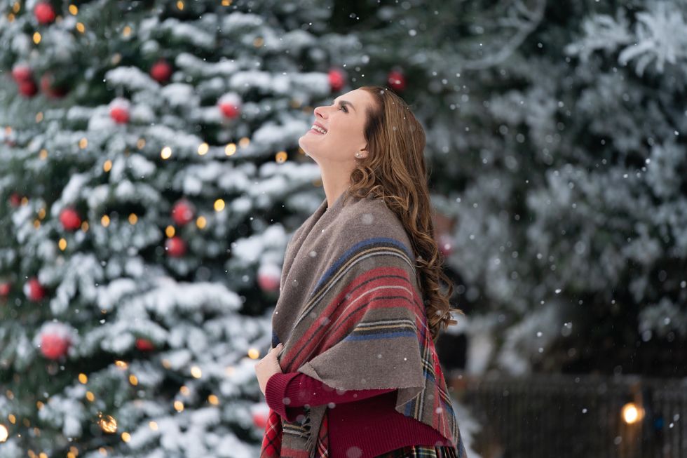 castle for christmas  brooke shields as sophie in castle for christmas cr  mark mainznetflix © 2021