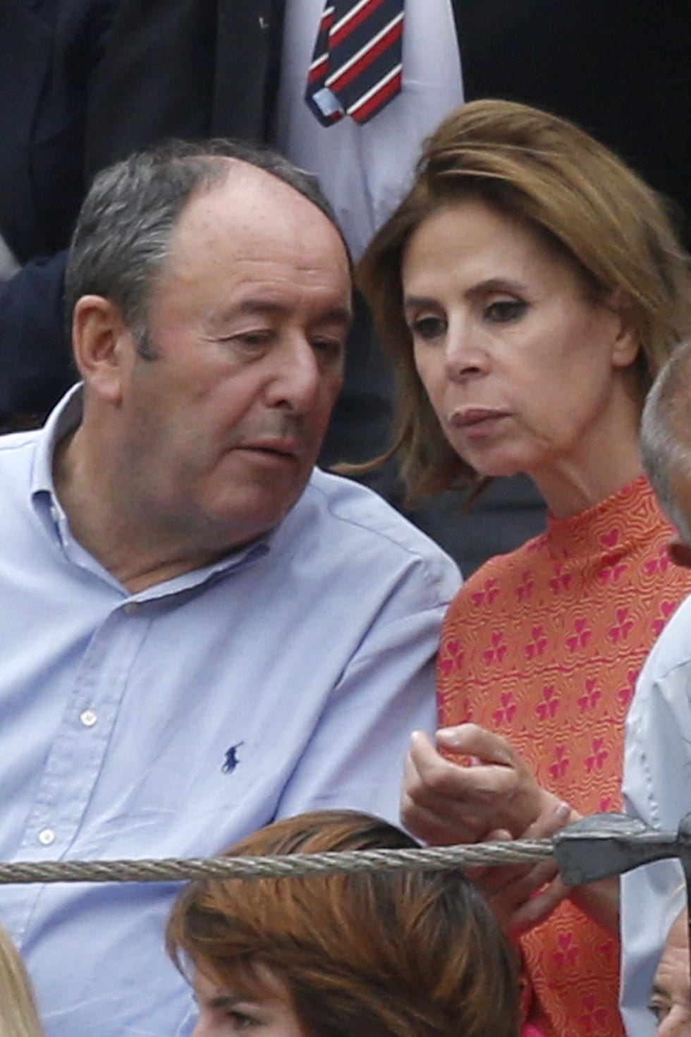 Luis Miguel Rodríguez con Ágatha Ruiz de la Prada
