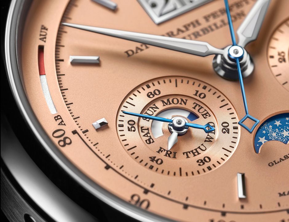 A Lange & Sohne Datograph Perpetual Tourbillon with Salmon Dial