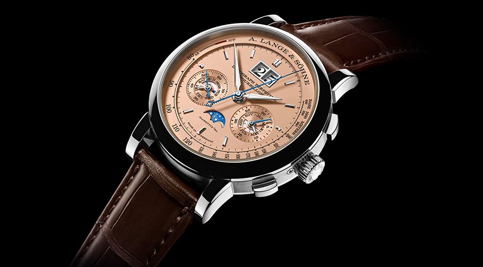 A Lange & Sohne Datograph Perpetual Tourbillon with Salmon Dial