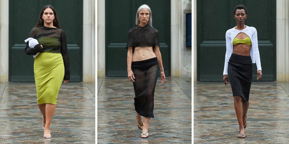 a trio of looks from a roege hoves kntiwear collection