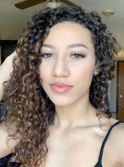 a selfie aposhian posted to her instagram on may 3, 2020, a few weeks after she arrived in grand forks, north dakota