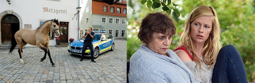 Christine Eixenberger y Stefan Murr en la película de bomberos 'A tu lado'
