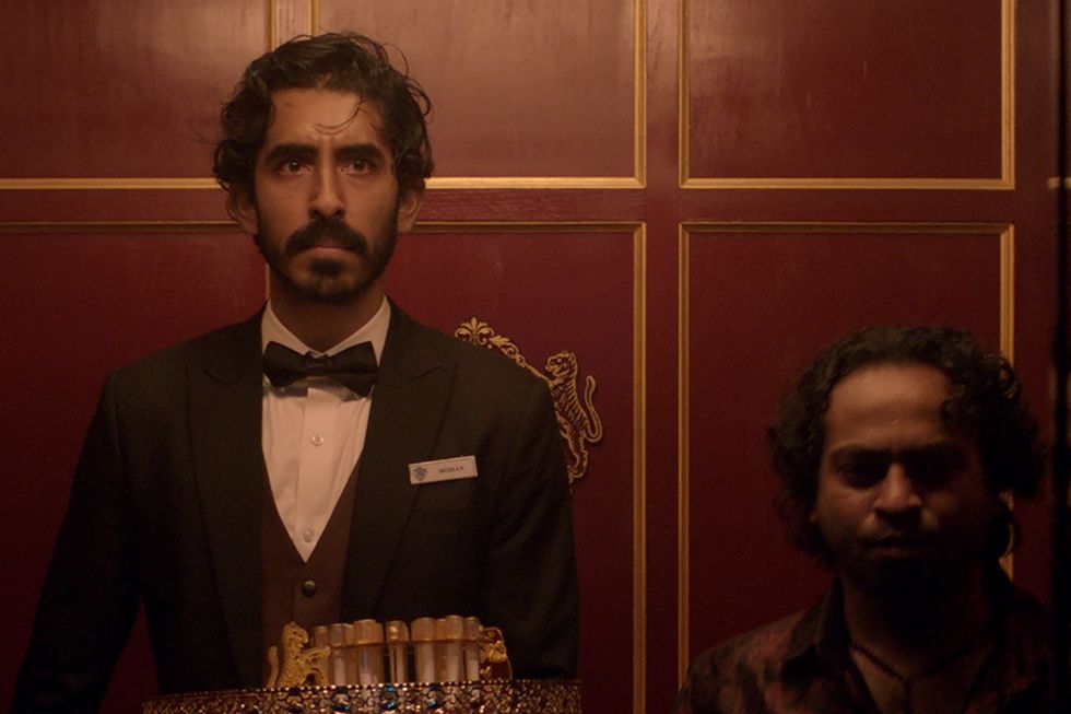 l to r dev patel is kid and pitobash is alphonso in monkey man, directed by dev patel