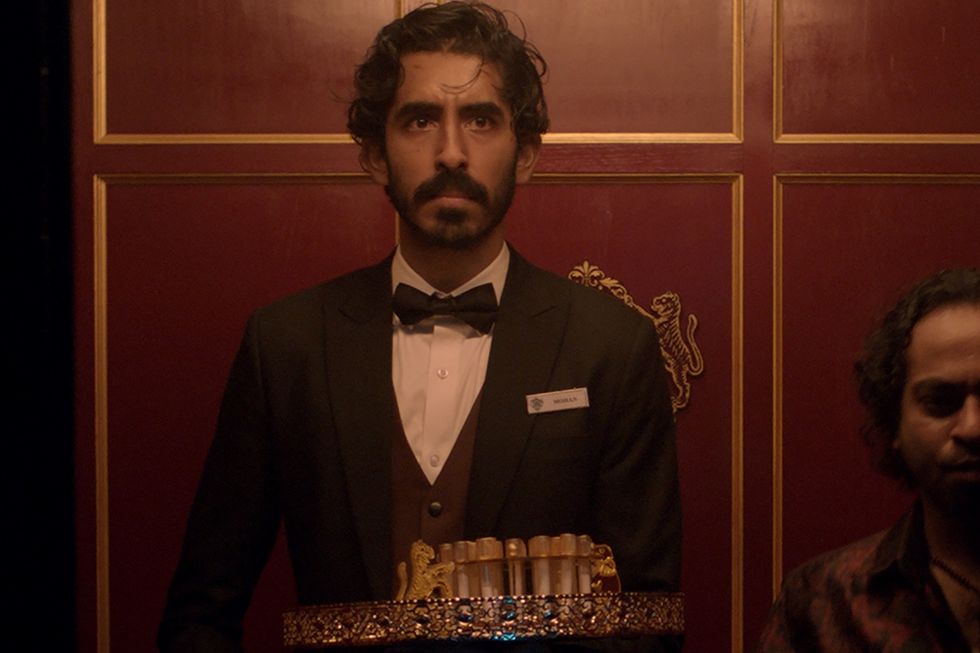 l to r dev patel is kid and pitobash is alphonso in monkey man, directed by dev patel