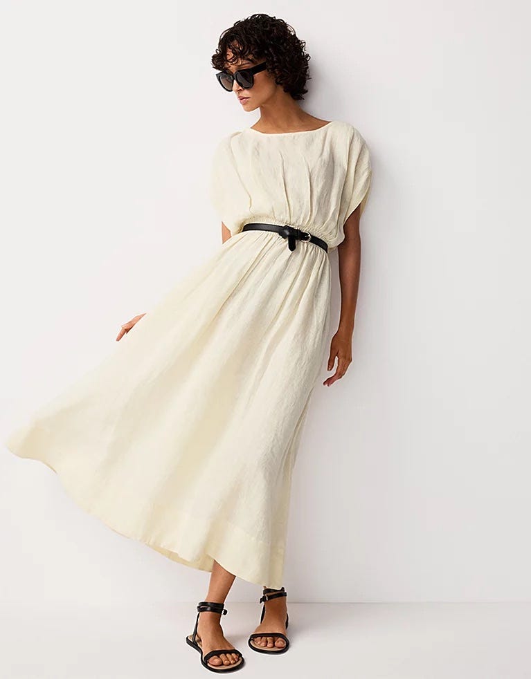 the white company linen dress