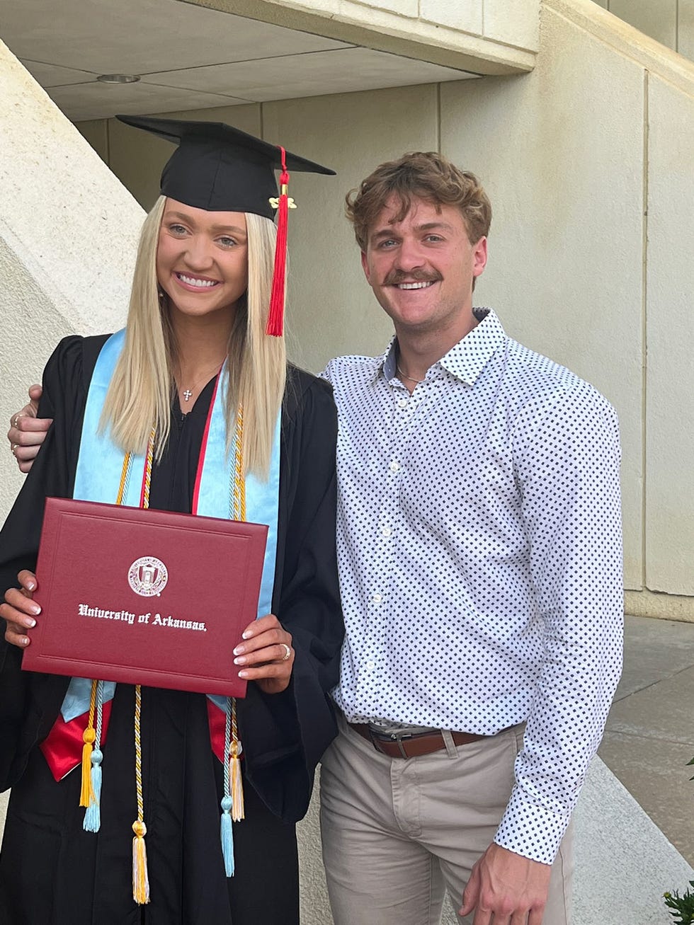 paige drummond graduation at university of arkansas may 2022