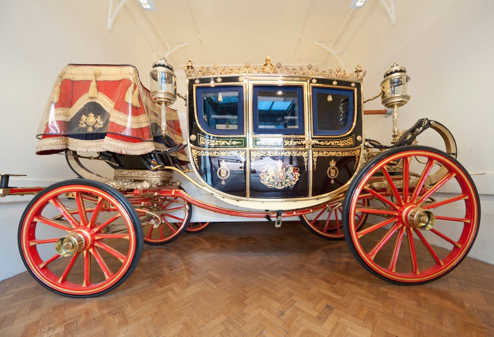 Royal Horse Carriage, The Royal Mews, Buckingham Palace, London
