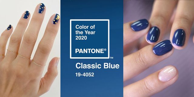 2020 PANTONE色經典藍美甲