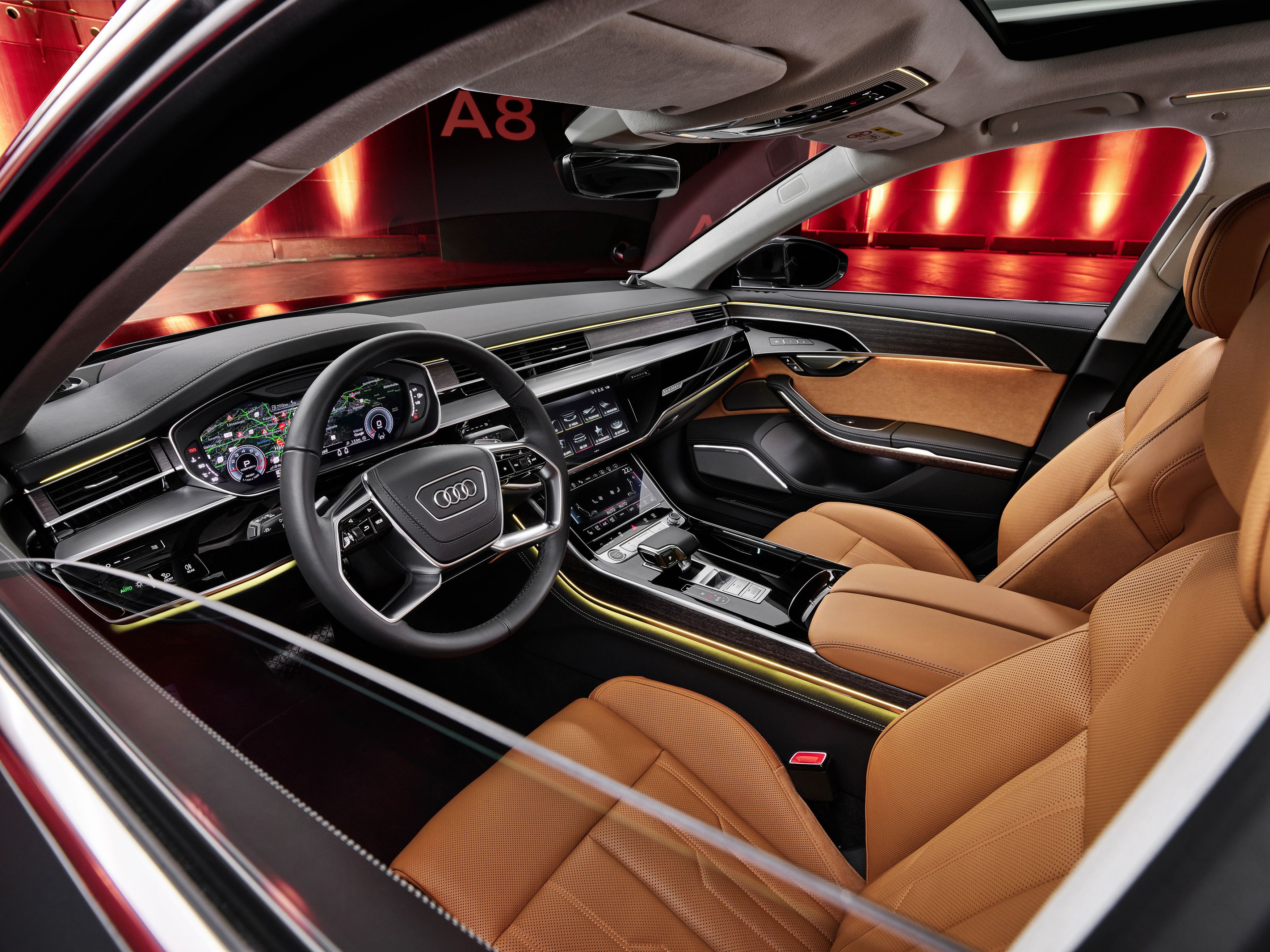 2021 Audi A8 Long - Interior, Exterior and Sound 