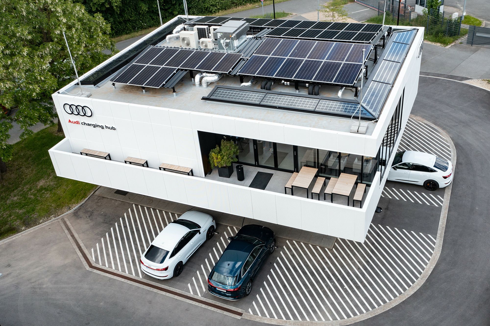 Audi fast shop charging stations