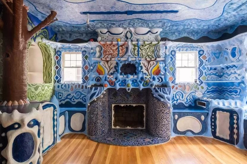 casa in stile gaudì a sacramento