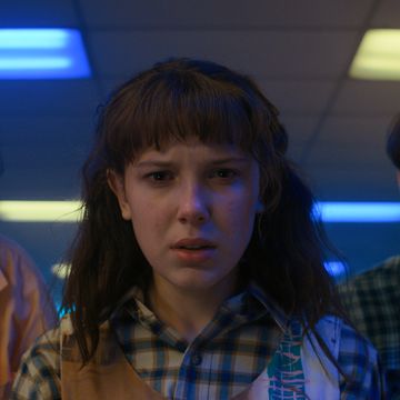 stranger things l to r finn wolfhard as mike wheeler, millie bobby brown as eleven and noah schnapp as will byers in stranger things cr courtesy of netflix  2022