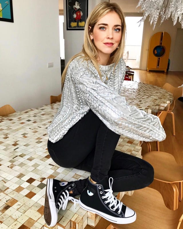 Chiara Ferragni ha sacado una colaboracion con Converse y las necesitamos ya