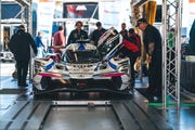 no 60 acura arx06 in technical inspection at the 2023 24 hours of daytona