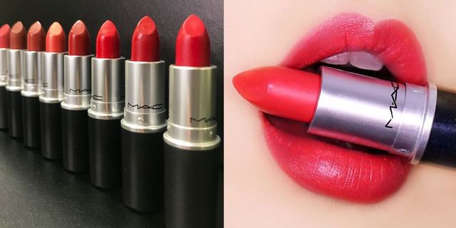 Red, Lipstick, Lip, Cosmetics, Pink, Beauty, Lip care, Tints and shades, Material property, Gloss, 