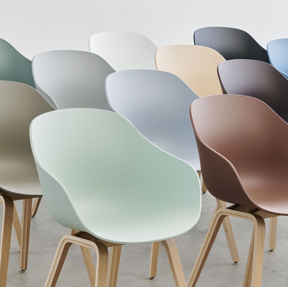 a group of chairs