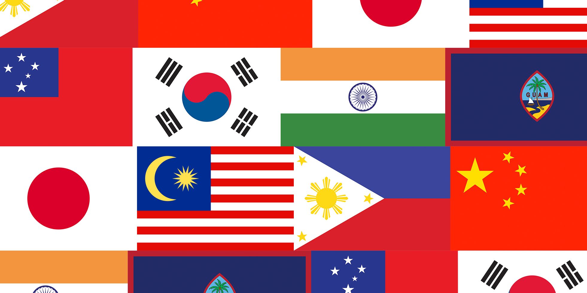 asian american flag