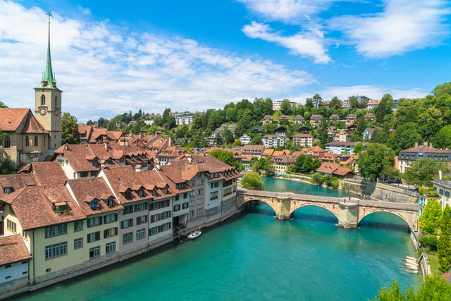 aare river and old town