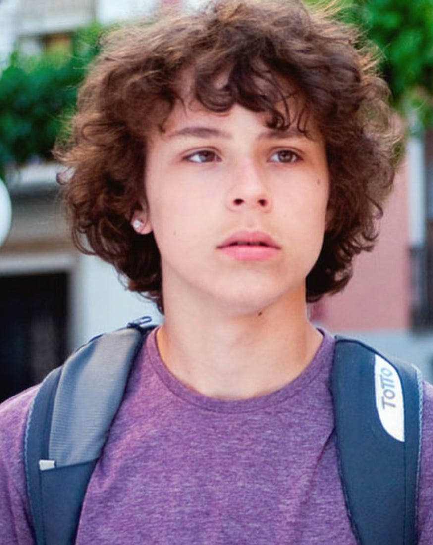 aaron piper de niño