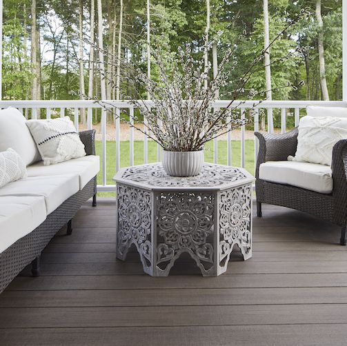 a composite decking from timbertech