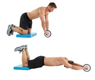 Arm, Free weight bar, Press up, Abdomen, Shoulder, Exercise equipment, Leg, Joint, Fitness professional, Chest, 