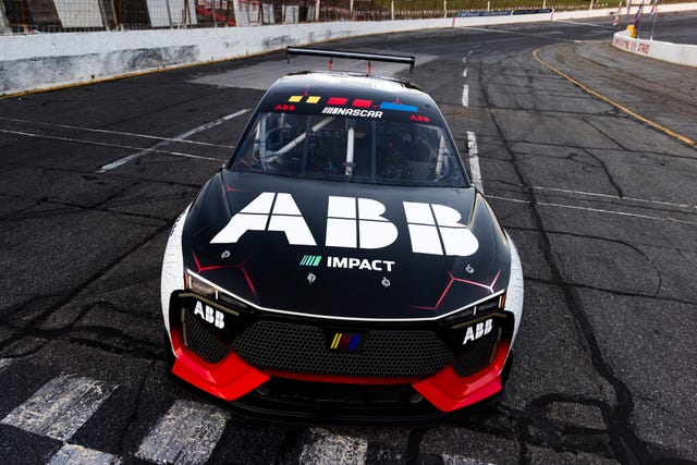 NASCAR Unveils ABB Electrification Innovation Partnership with EV Prototype