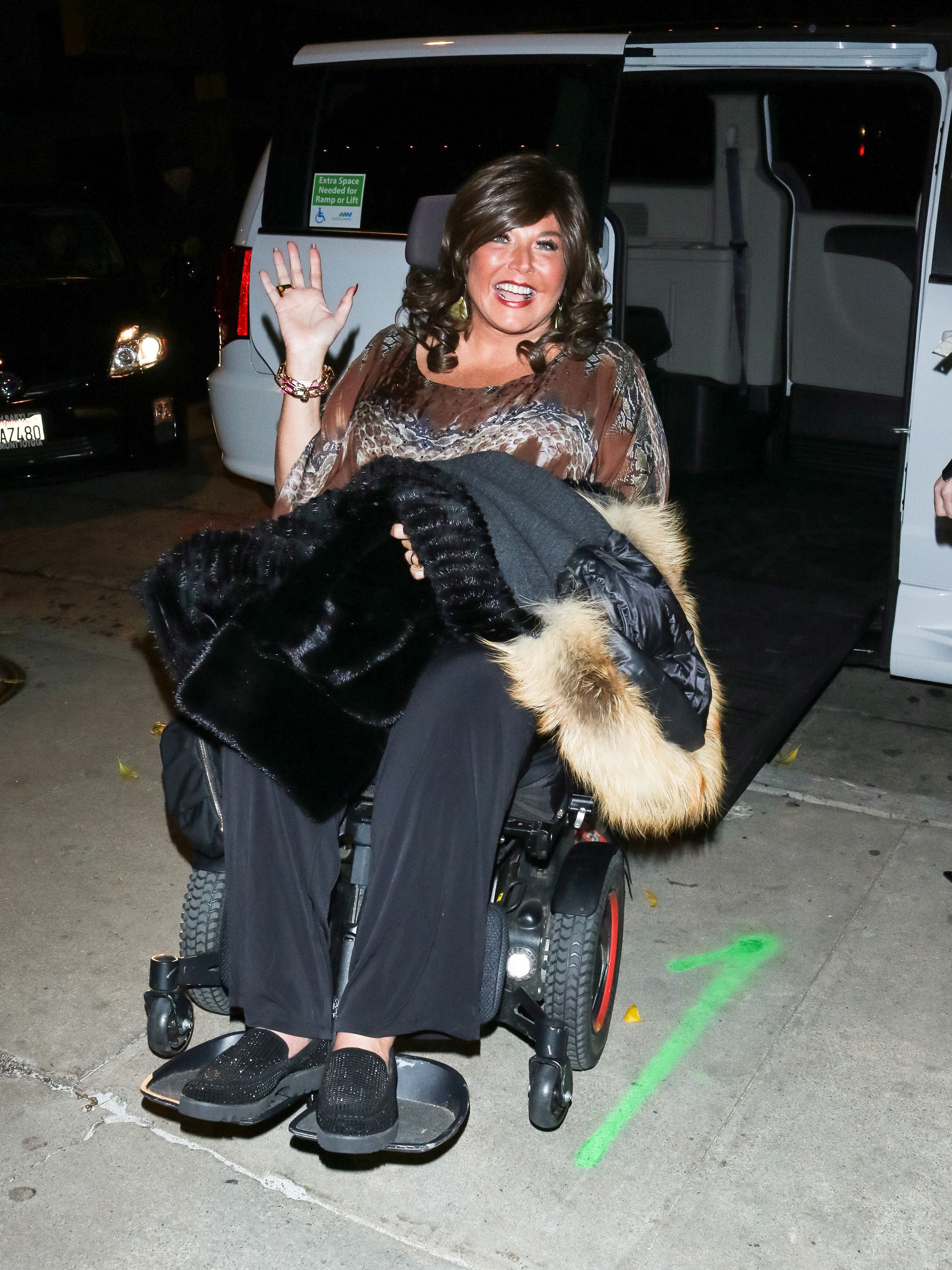 Abby Lee Miller in a Wheelchair After Battling 103-Degree Fever