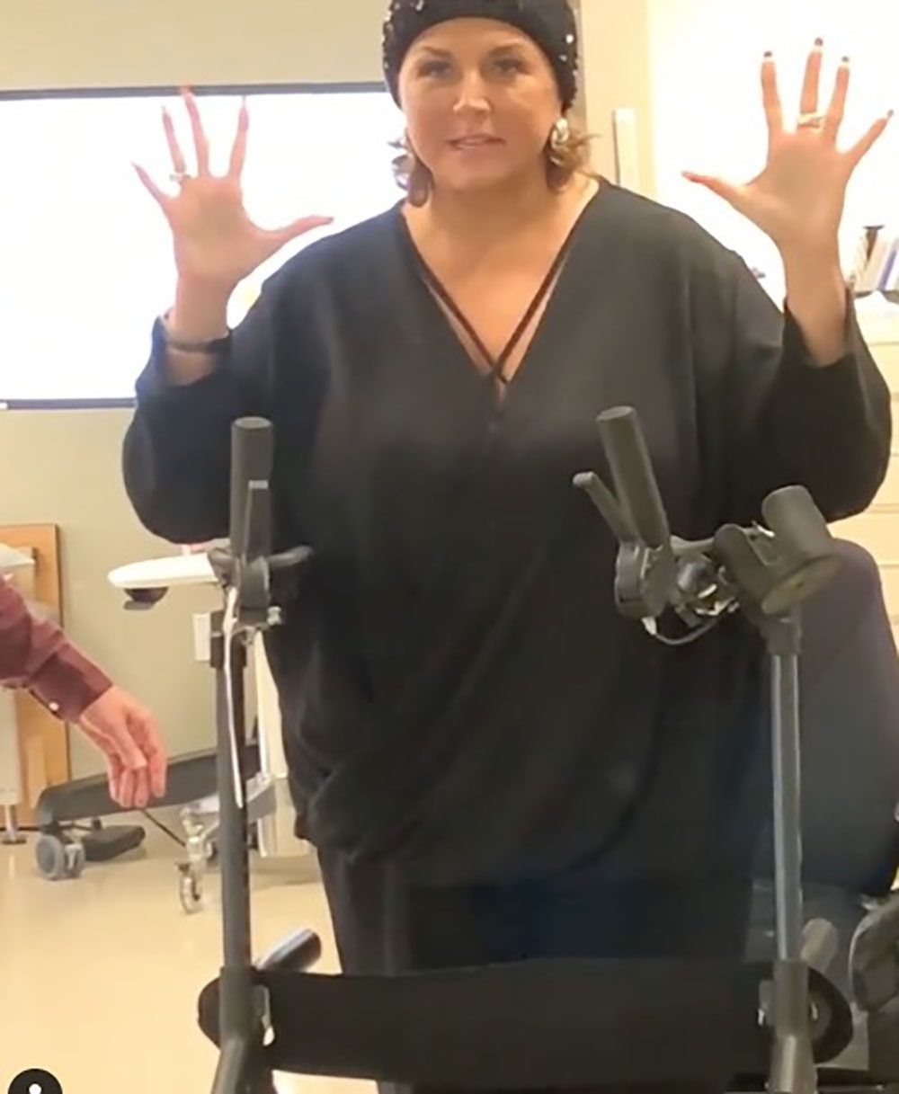 Abby Lee Miller Stands From Wheelchair, Does 'Jazz Hands' In Video