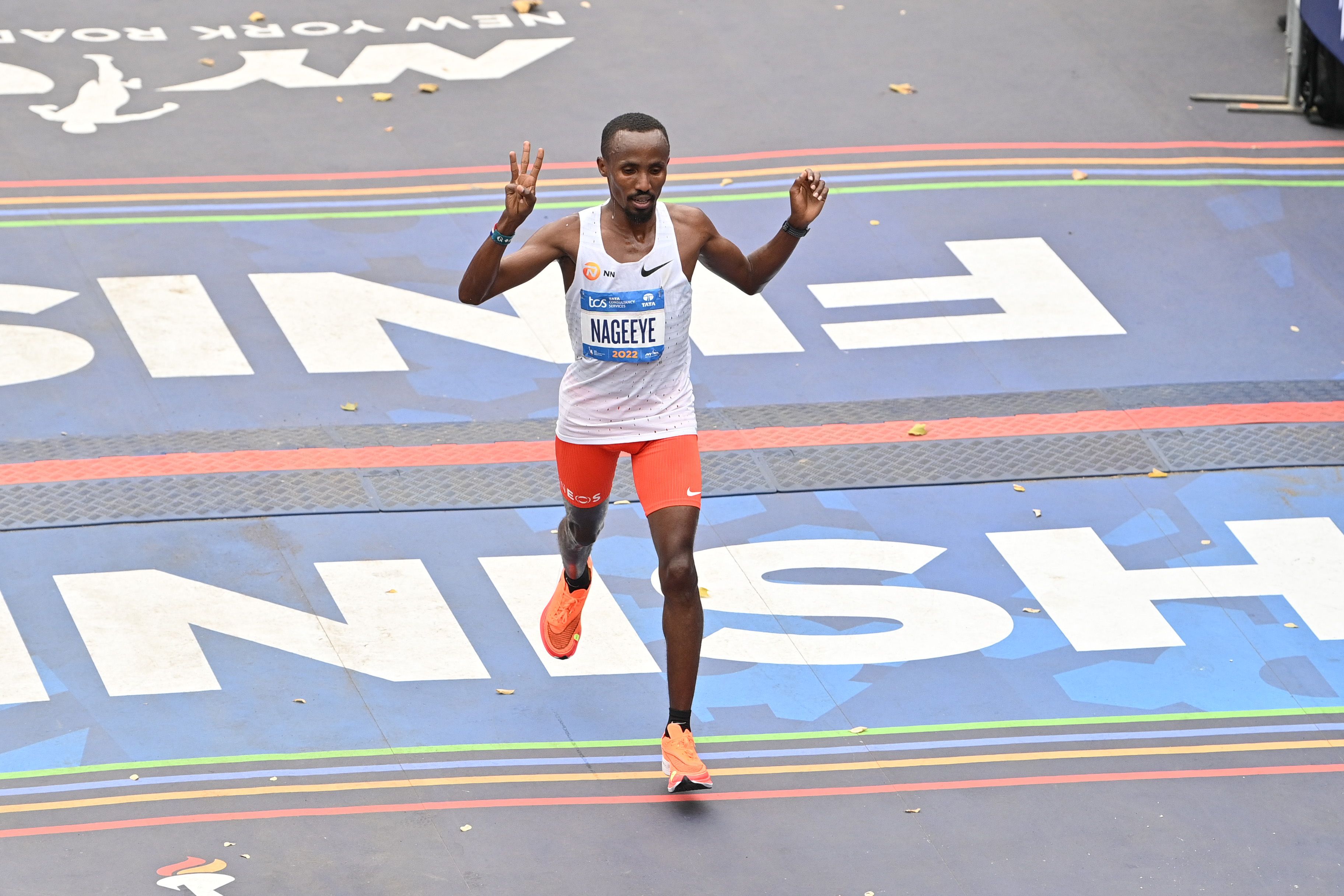 Abdi Nageeye Gaat Voor Het Podium Tijdens De New York Marathon