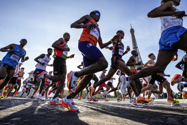 athletics marathon olympic games paris 2024 day 15