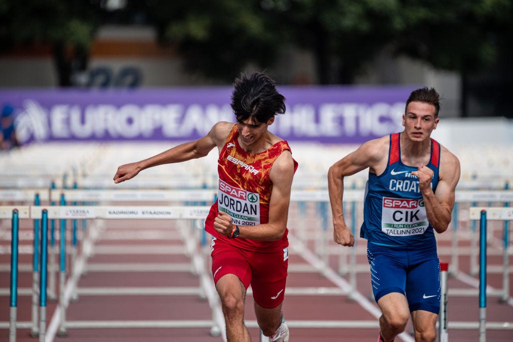 Abel Jordan abre su temporada en Estados Unidos a 3 centésimas de su récord de España sub-23 de 60 metros