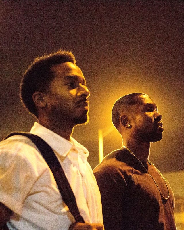 Mahershala Ali and Trevante Rhodes in Moonlight