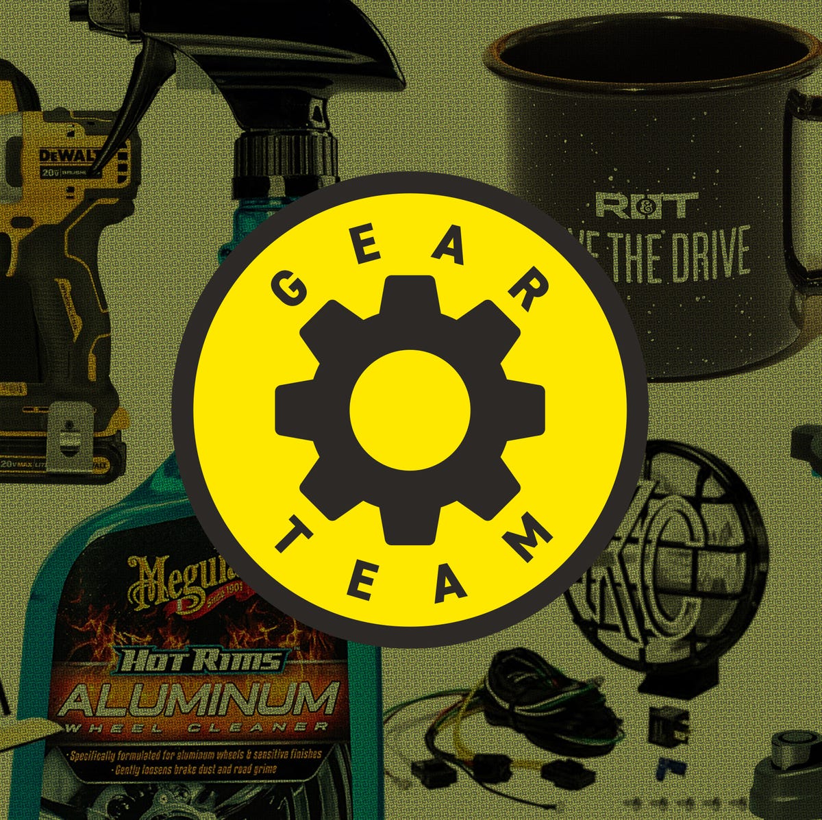 hearst autos gear team badge logo