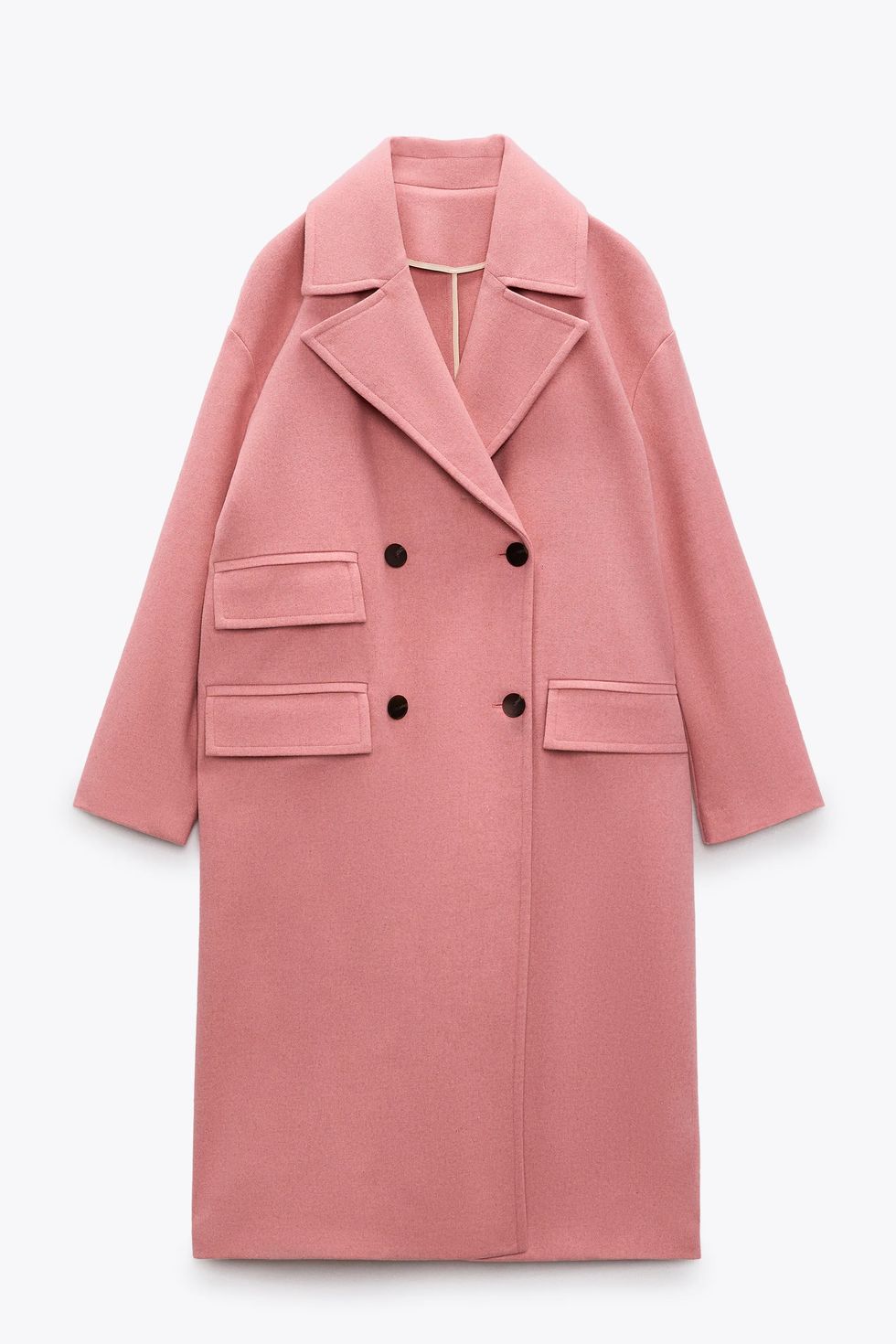 El abrigo rosa bonito de Zara
