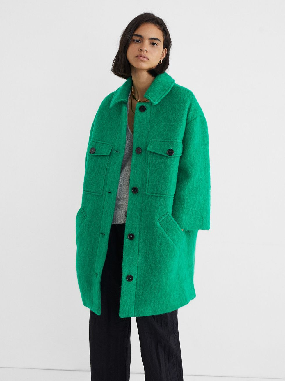 el abrigo verde de emily en parís su versión asequible en parfois