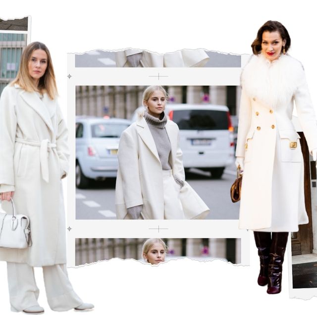 Abrigos blancos: cómo llevar la tendencia del invierno