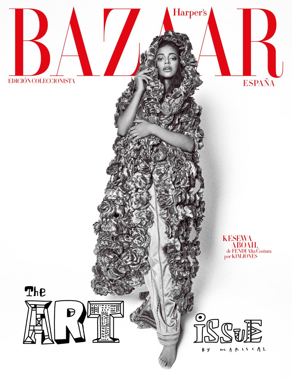 the art issue portadas abril harper's bazaar españa