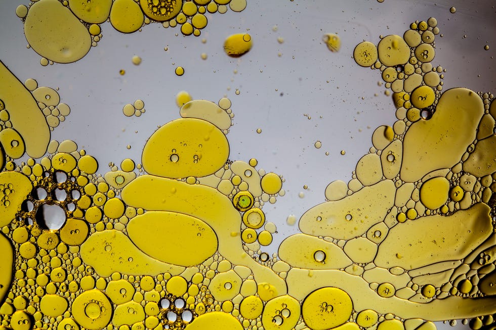abstract art oil in water